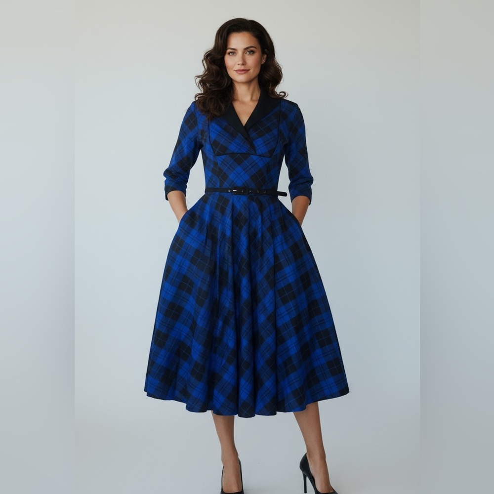 Unique Vintage 50s 60s I love Lucy midi dress size 4 NWT